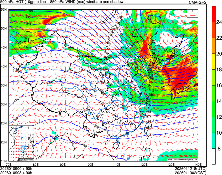 01/09 00时 +090小时