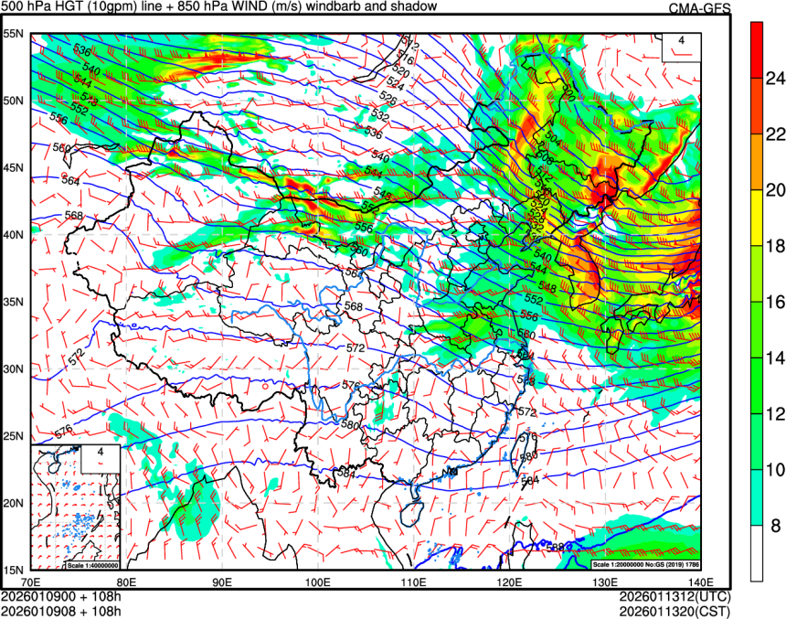 01/09 00时 +108小时