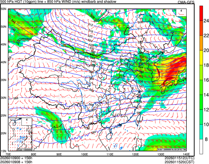 01/09 00时 +156小时