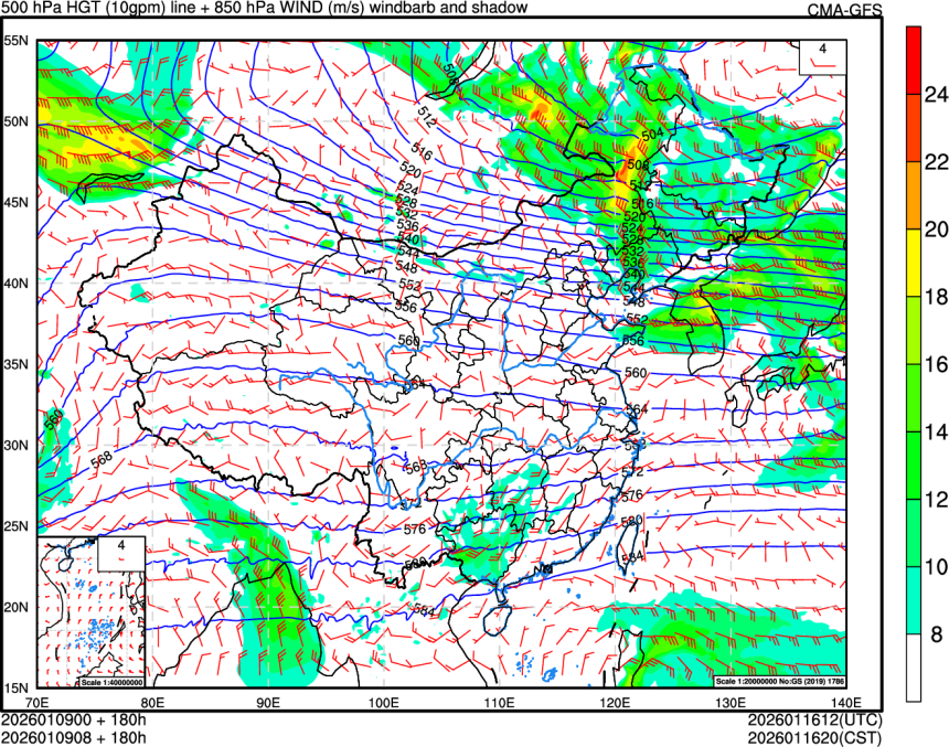 01/09 00时 +180小时