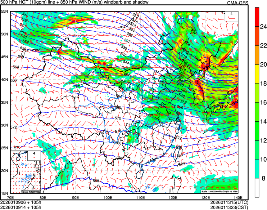 01/09 06时 +105小时
