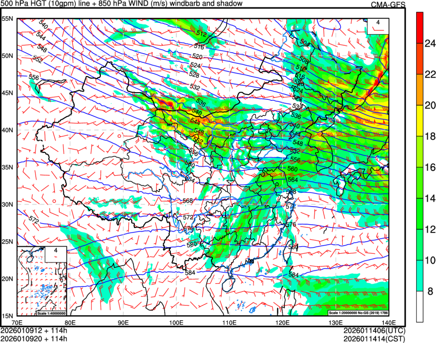 01/09 12时 +114小时