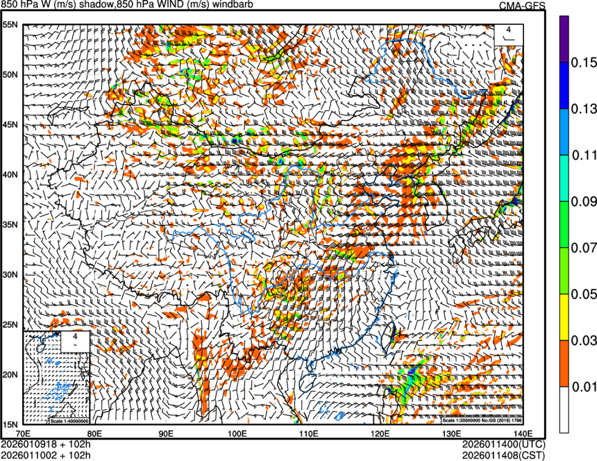 01/09 18时 +102小时