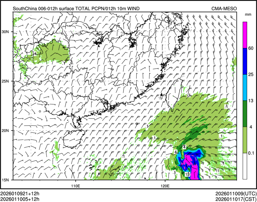 01/10 05时 +012小时