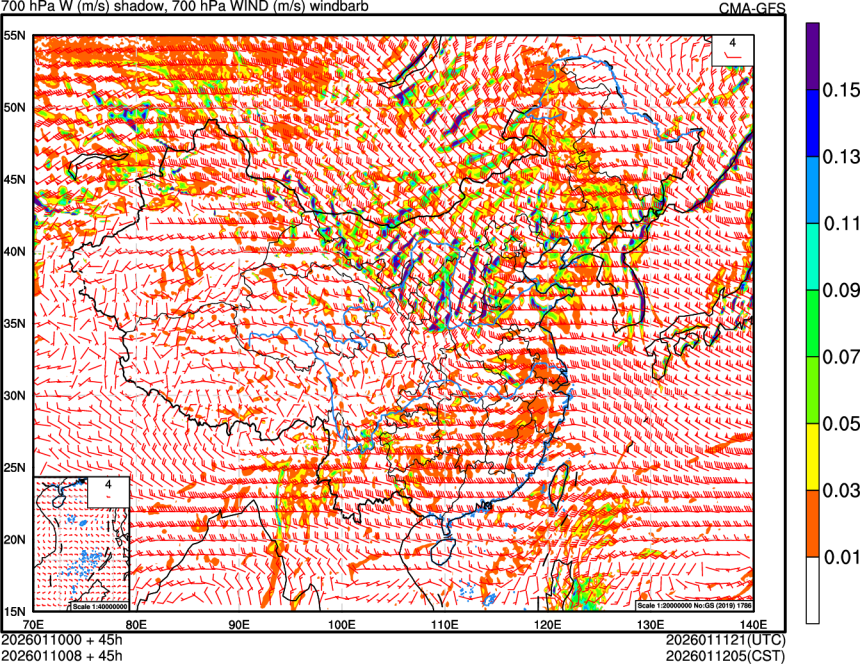 01/10 00时 +045小时