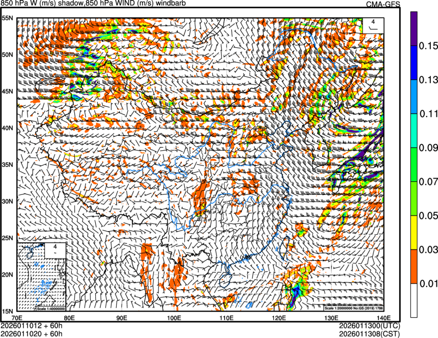 01/10 12时 +060小时