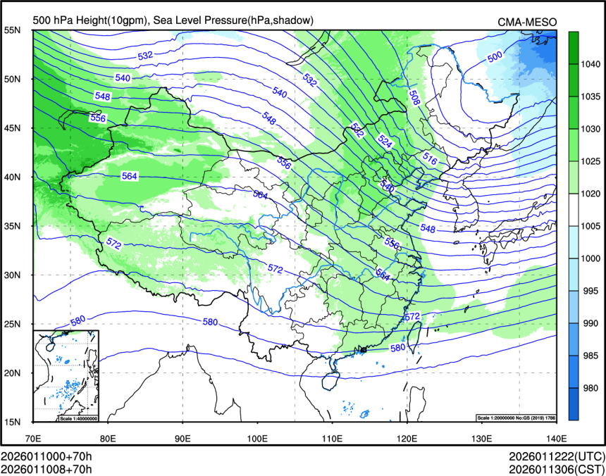 01/10 08时 +070小时