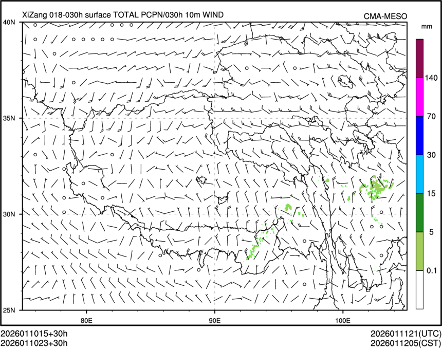 01/10 23时 +030小时