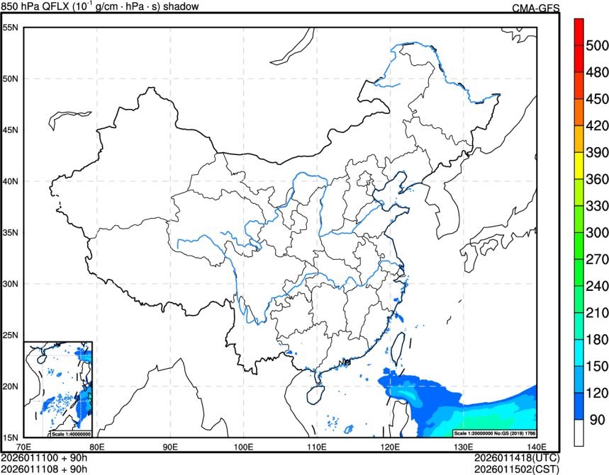 01/11 00时 +090小时