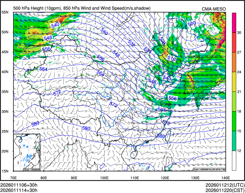 01/11 14时 +030小时