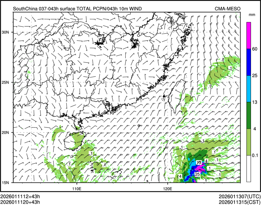 01/11 20时 +043小时
