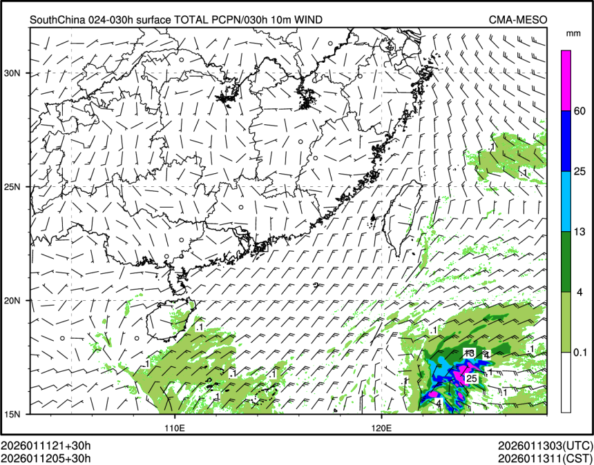 01/12 05时 +030小时