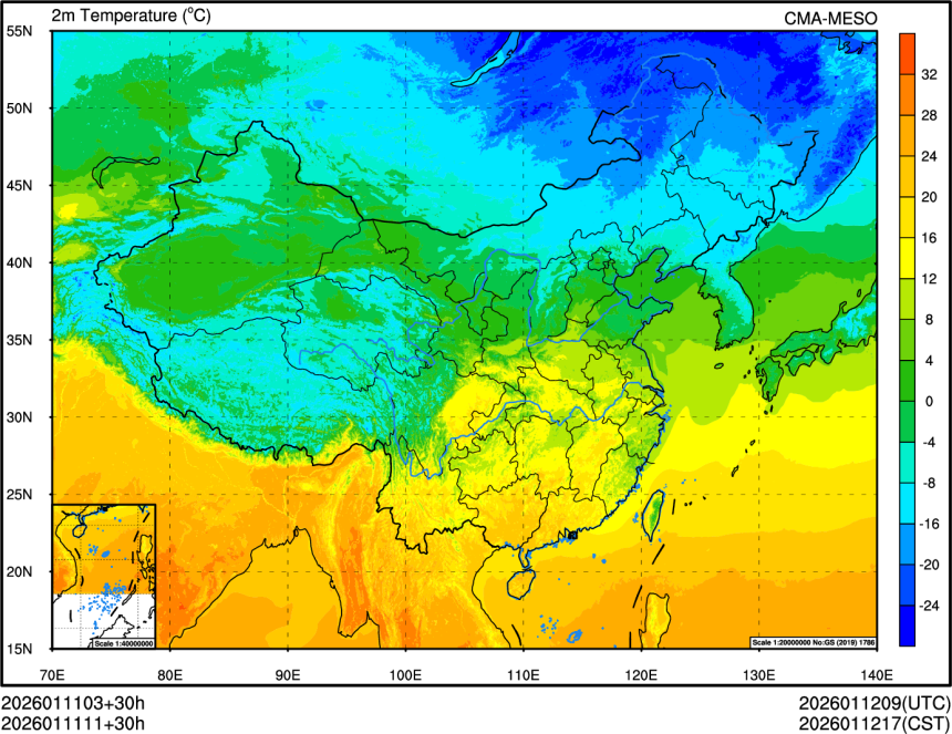 01/11 03时 +030小时