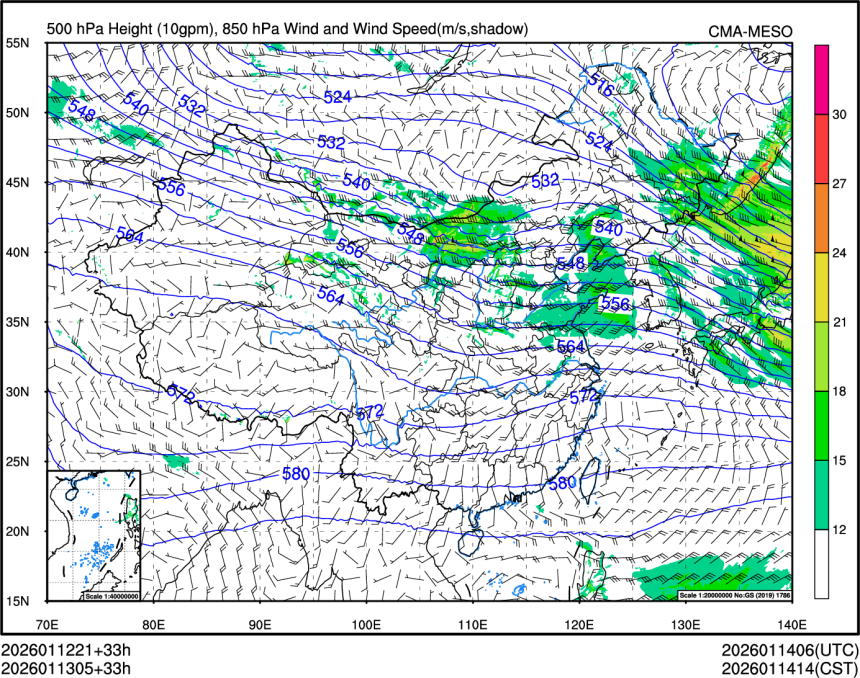 01/13 05时 +033小时