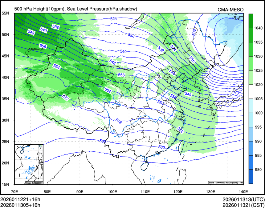 01/13 05时 +016小时