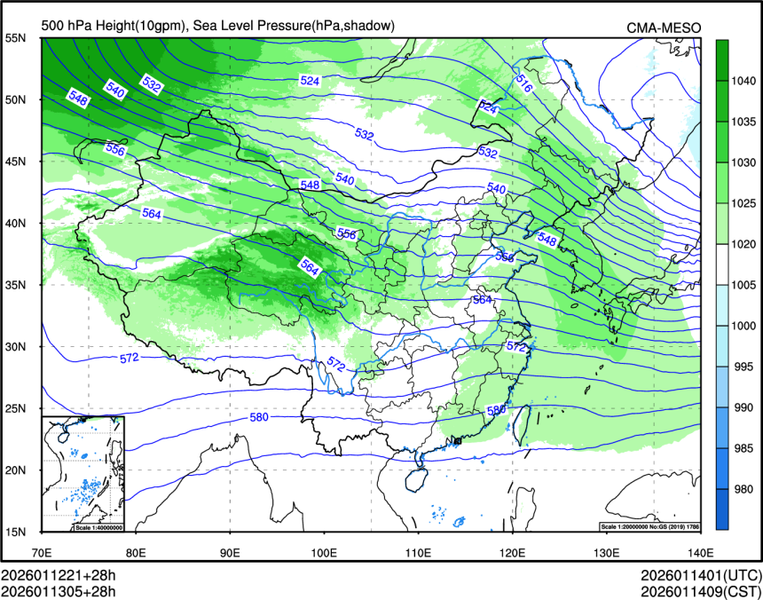 01/13 05时 +028小时