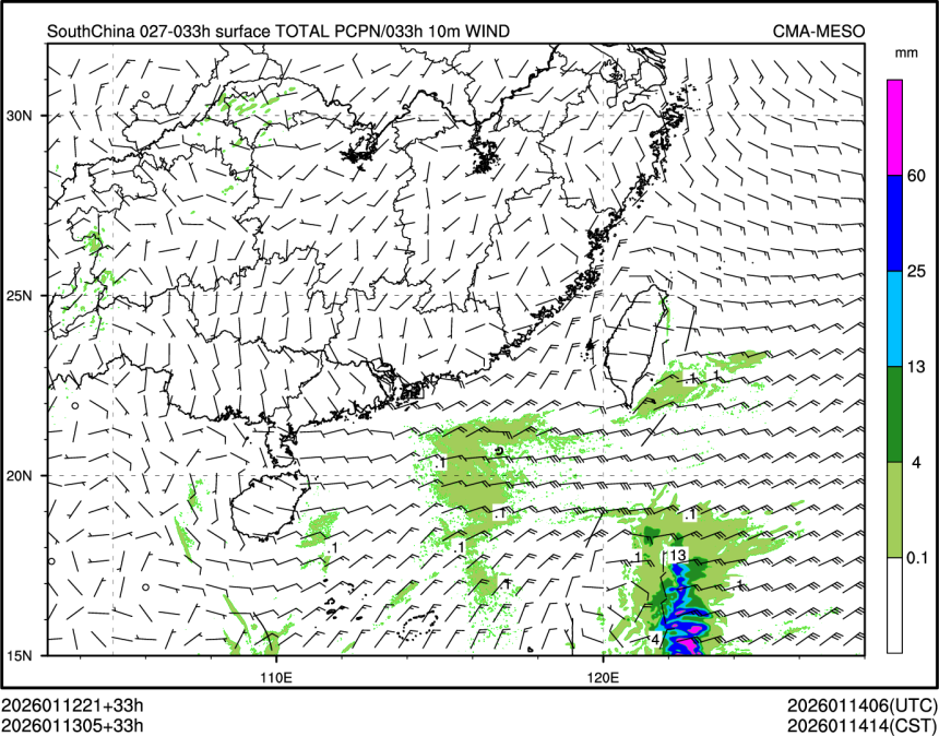 01/13 05时 +033小时
