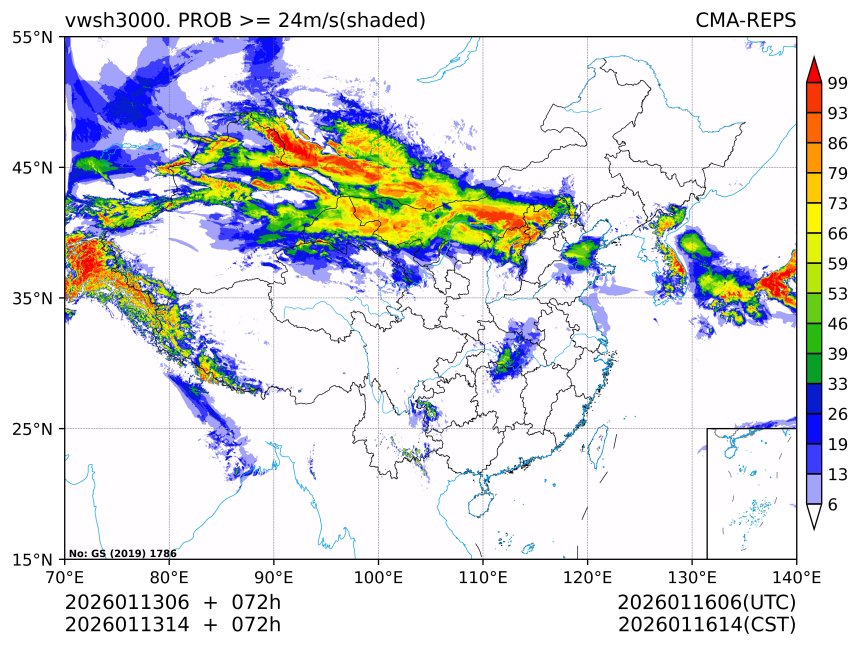 01/13 14时 +072小时