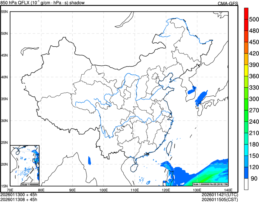 01/13 00时 +045小时