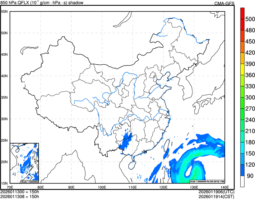 01/13 00时 +150小时