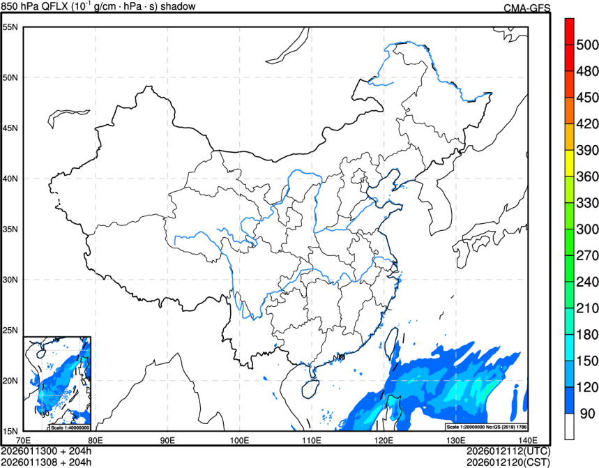 01/13 00时 +204小时