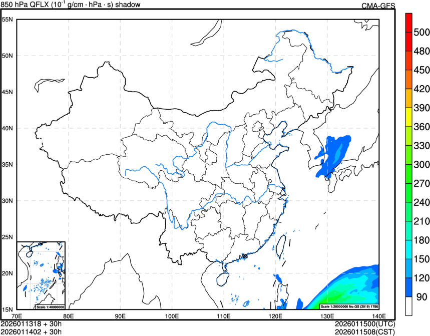 01/13 18时 +030小时