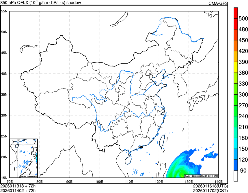 01/13 18时 +072小时
