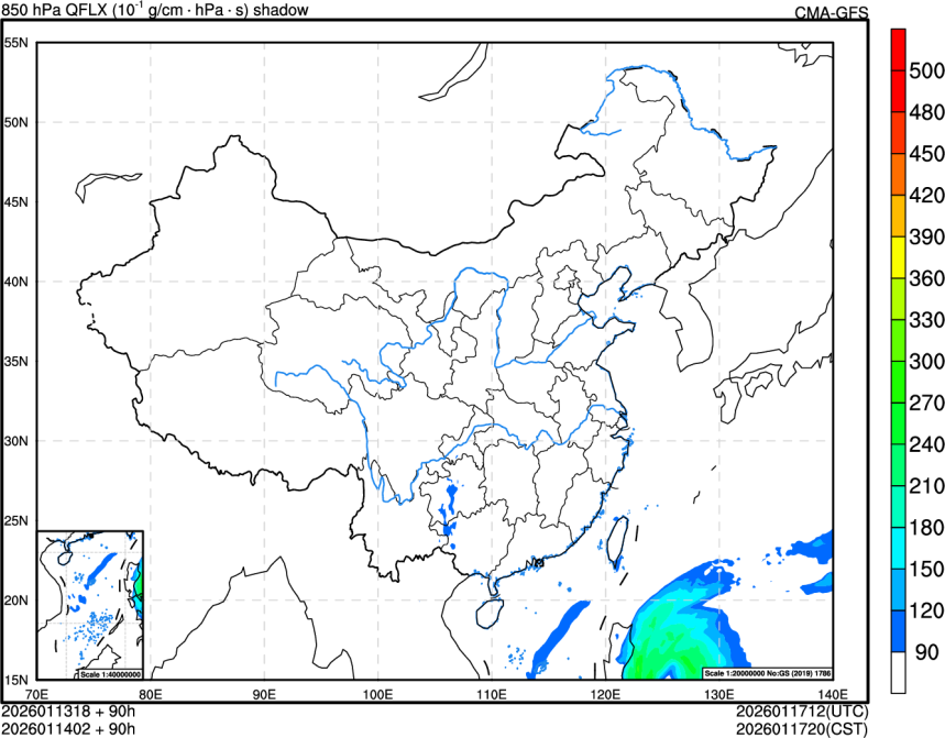 01/13 18时 +090小时