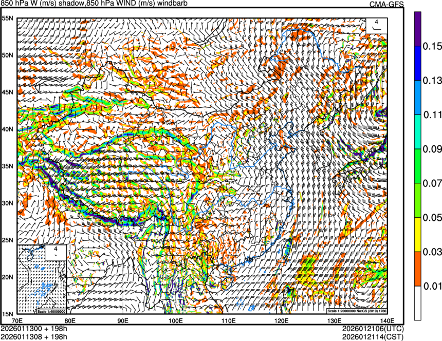 01/13 00时 +198小时