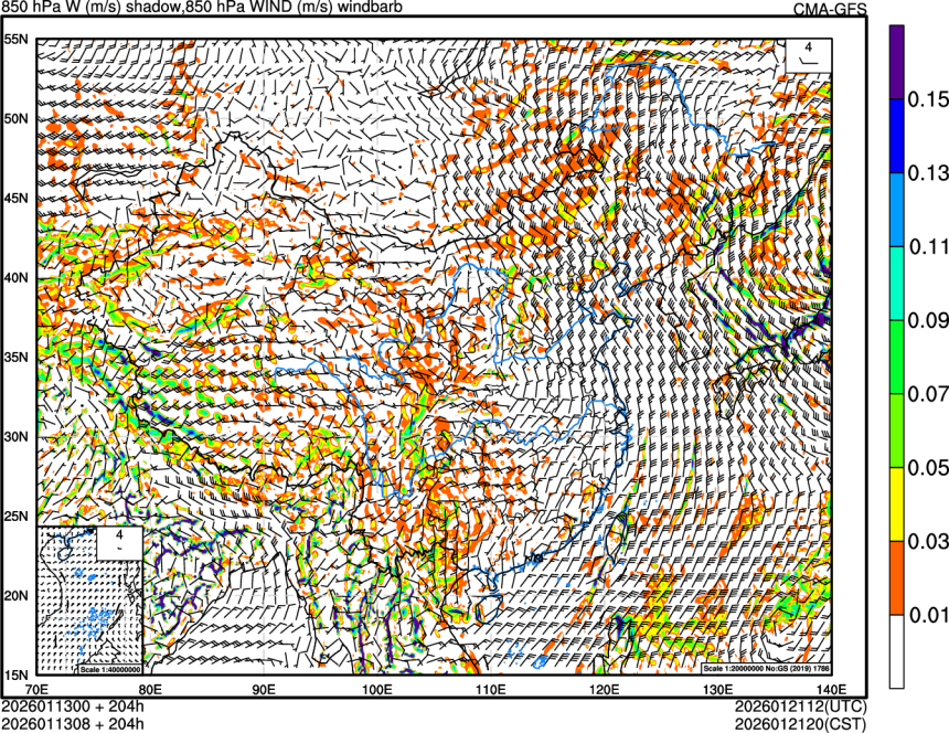 01/13 00时 +204小时