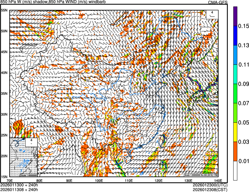 01/13 00时 +240小时