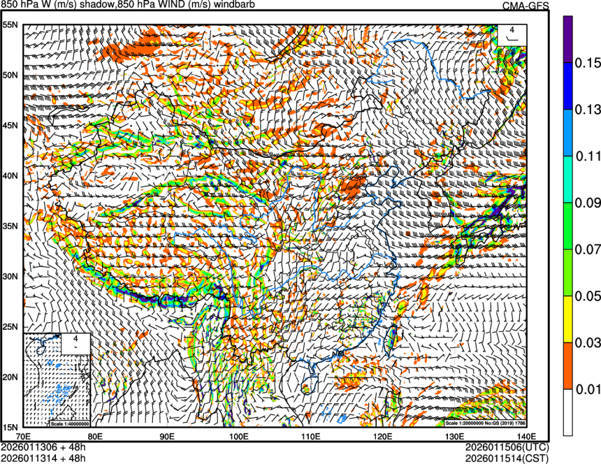 01/13 06时 +048小时