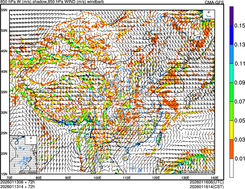 01/13 06时 +072小时