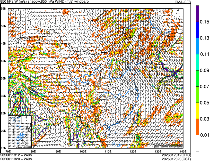 01/13 12时 +240小时