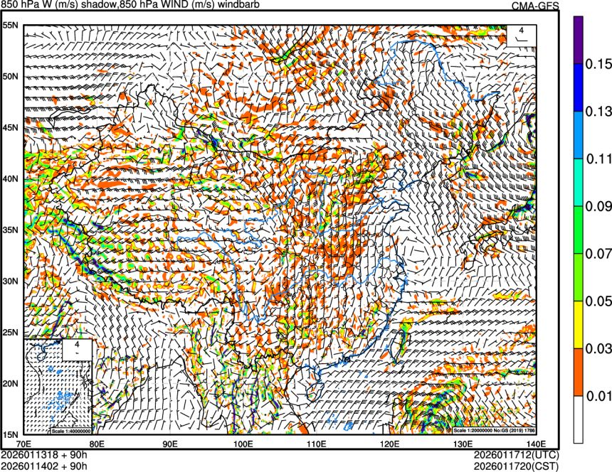 01/13 18时 +090小时