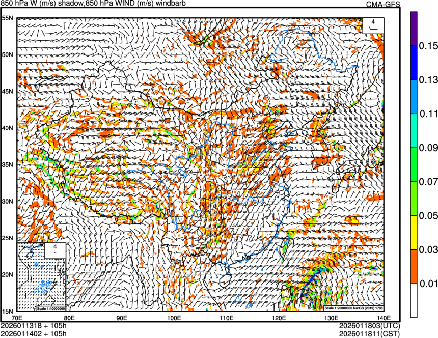 01/13 18时 +105小时
