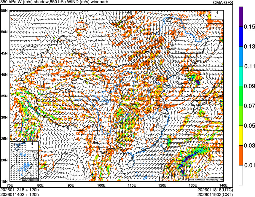 01/13 18时 +120小时