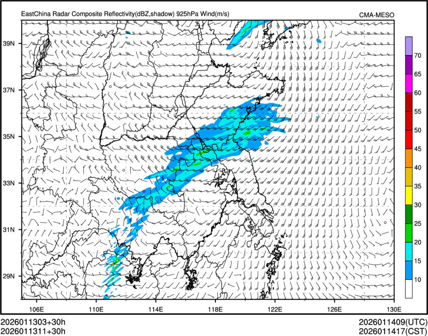 01/13 11时 +030小时