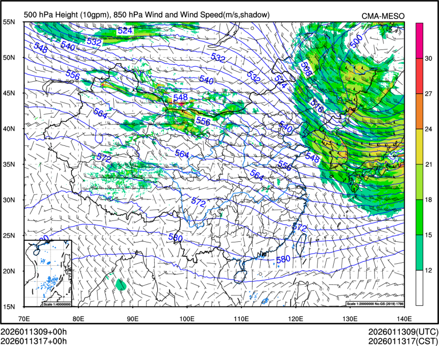 01/13 17时 +000小时