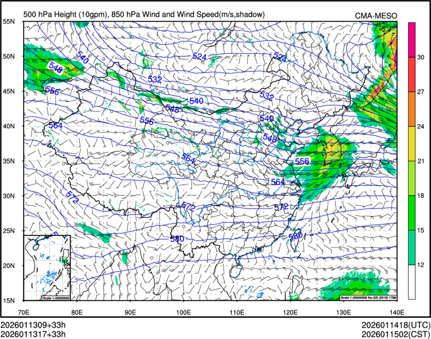 01/13 17时 +033小时