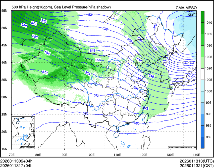 01/13 17时 +004小时