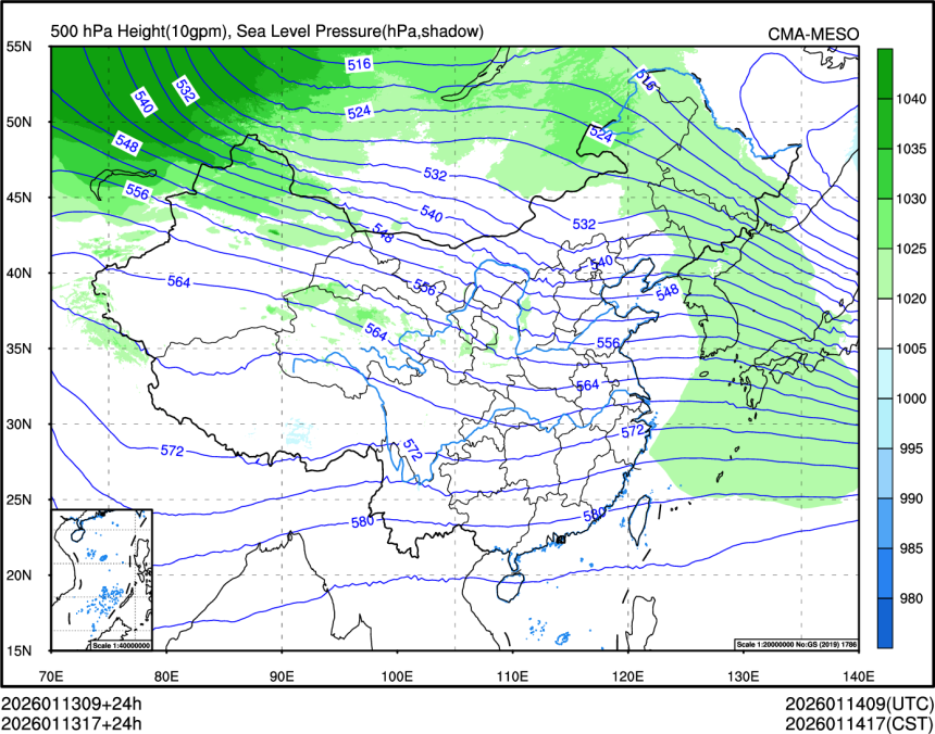 01/13 17时 +024小时