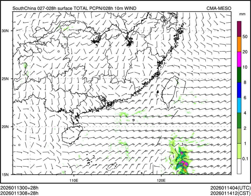 01/13 08时 +028小时