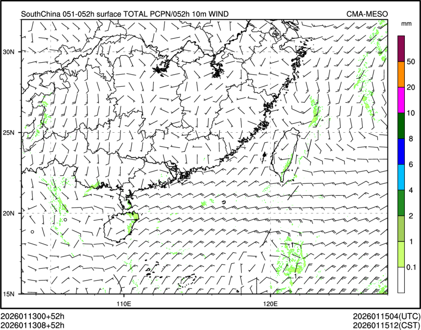 01/13 08时 +052小时