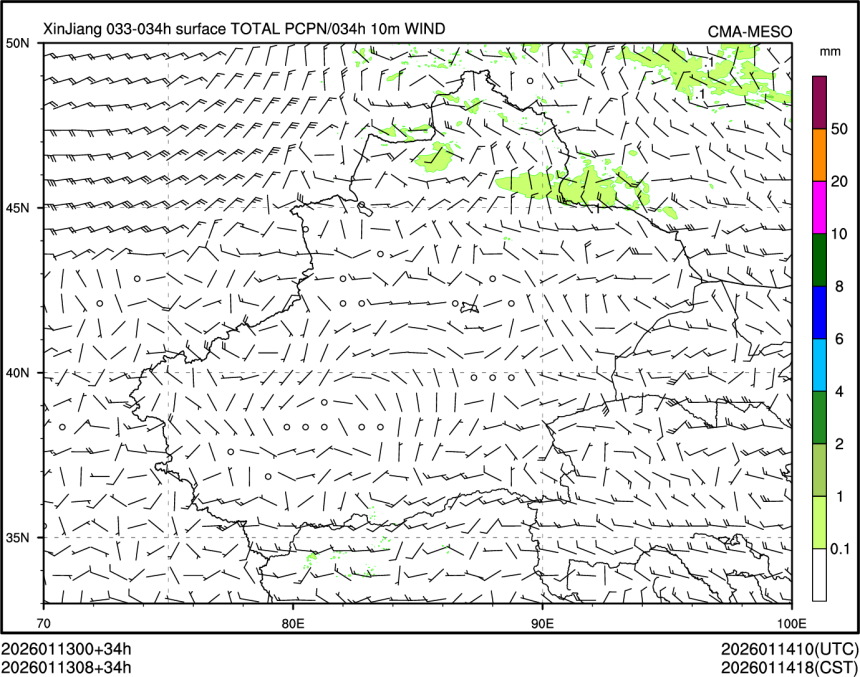 01/13 08时 +034小时