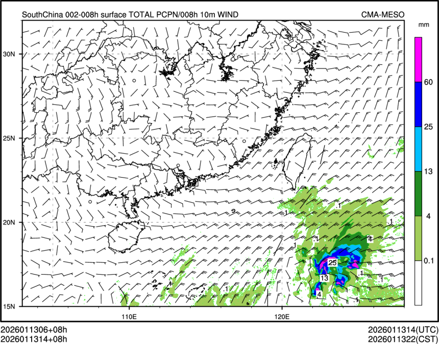 01/13 14时 +008小时