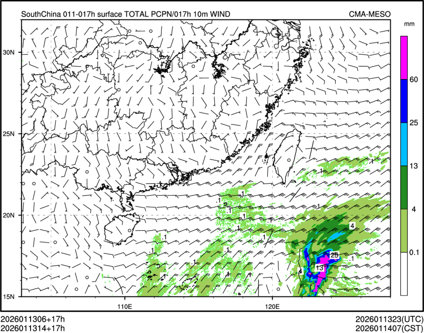 01/13 14时 +017小时