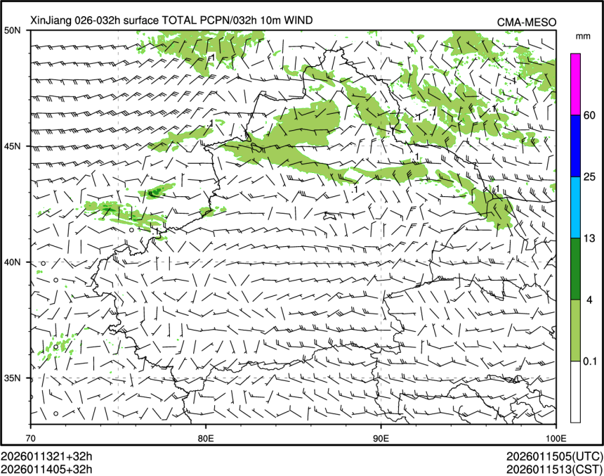 01/14 05时 +032小时