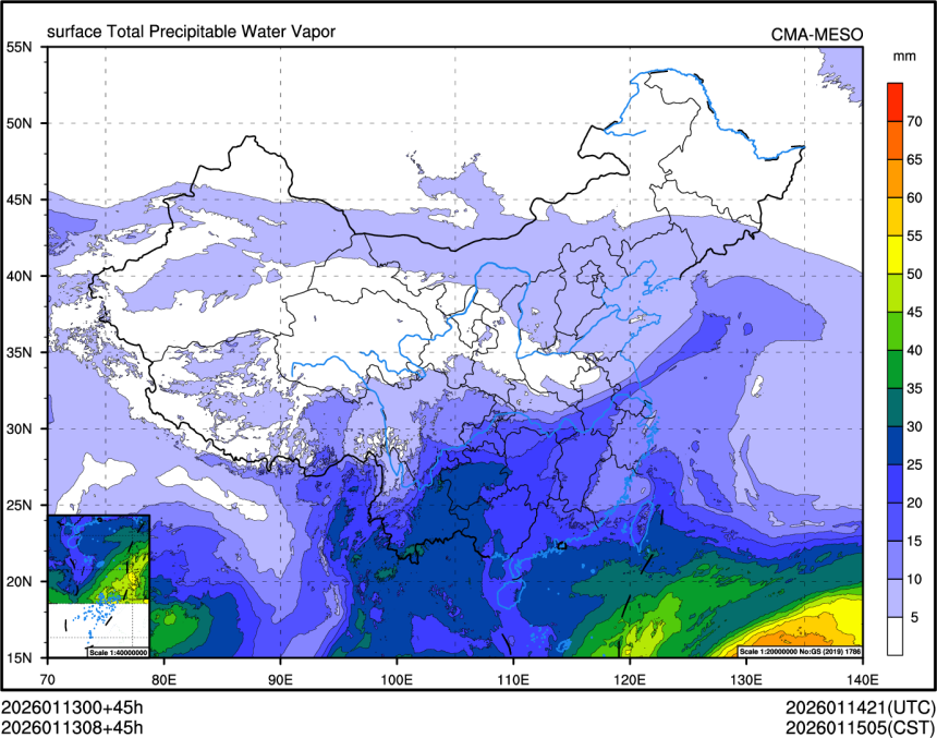 01/13 08时 +045小时