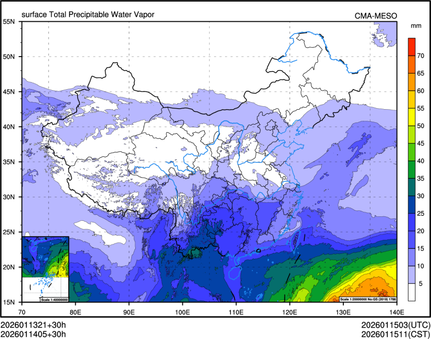 01/14 05时 +030小时